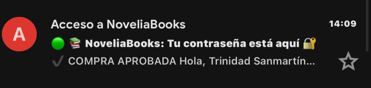 Exemplo do email com senha